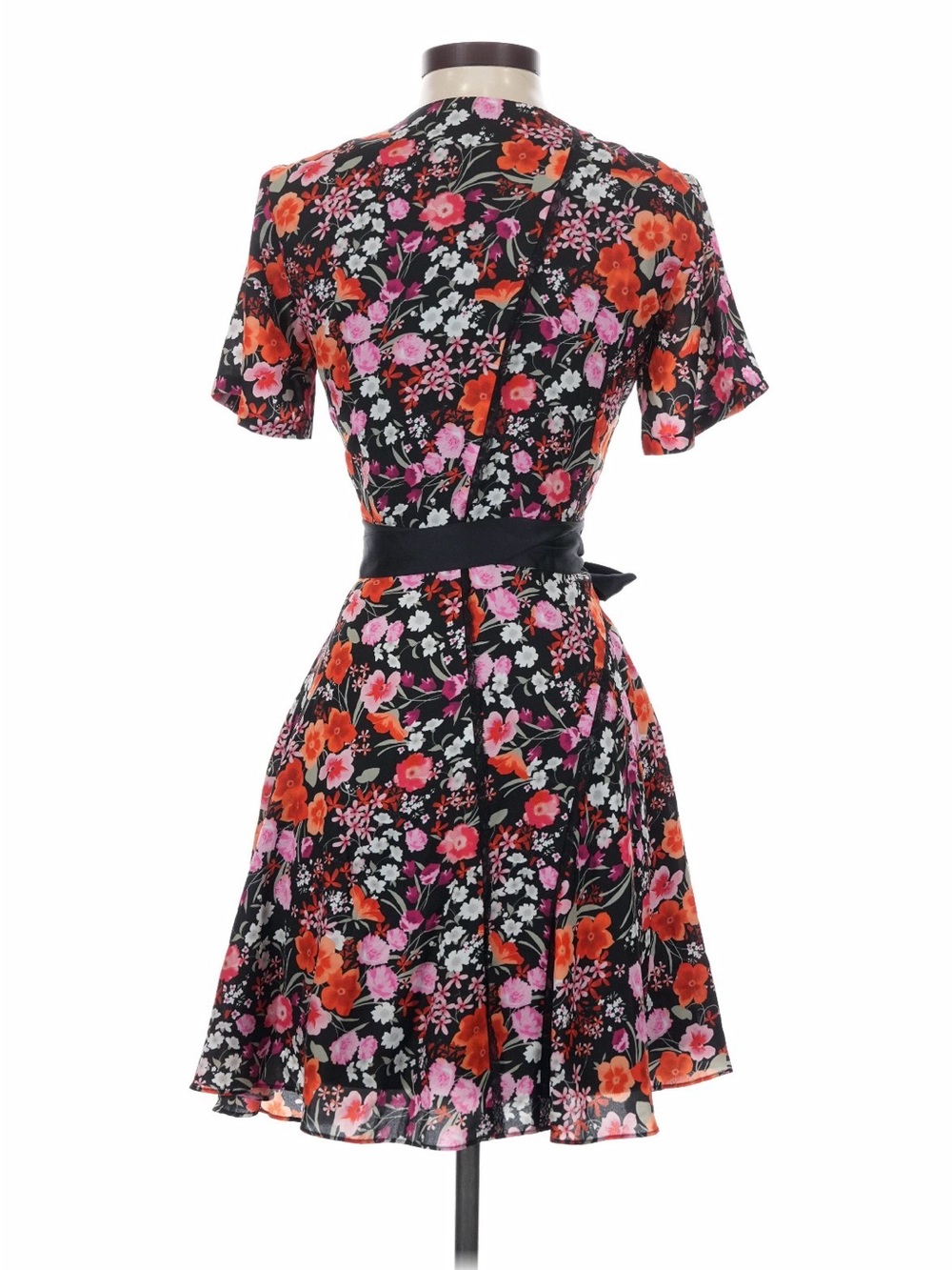 NWT Stunning summer Net-A-Porter GOEN.J Black Floral Short Dress - Picture 3 of 6